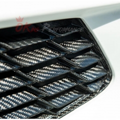 Dry Carbon Fiber Rear Bumper Vents Grille or Chevrolet Corvette C8 Stingray Z51 2020-2026