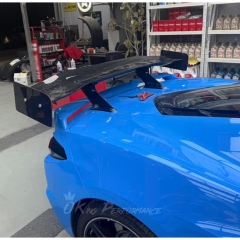 APR Style Carbon Fiber Rear Spoiler GT Wing For Chevrolet Corvette C8 Stingray Z51 2020-2026