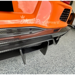 ADRO Style Dry Carbon Fiber Rear Diffuser For Chevrolet Corvette C8 Stingray Z51 2020-2026