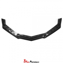 Z07 Style Dry Carbon Fiber Front Lip For Chevrolet Corvette C8 Z06 Z07 & E-Ray 2020-2026