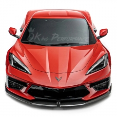 ADRO Style Dry Carbon Fiber Front Lip For Chevrolet Corvette C8 Stingray Z51 2020-2026