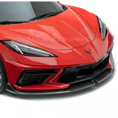 ADRO Style Dry Carbon Fiber Front Lip For Chevrolet Corvette C8 Stingray Z51 2020-2026