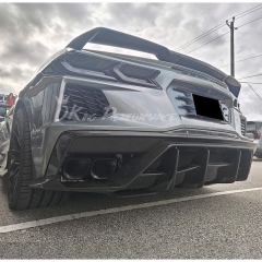 ADRO Style Dry Carbon Fiber Rear Diffuser For Chevrolet Corvette C8 Stingray Z51 2020-2026