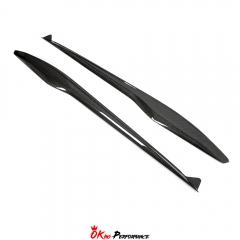 OEM Style Dry Carbon Fiber Rockers Side Skirts For Chevrolet Corvette C8 Z06 Z07 & E-Ray 2020-2026