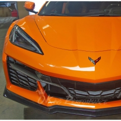 Dry Carbon Fiber Front Bumper Trim For Chevrolet Corvette C8 Z06 Z07 & E-Ray 2020-2026