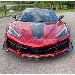 Carbon Fiber Front Bumper Vents Trim For Chevrolet Corvette C8 Z06 Z07 & E-Ray 2020-2026