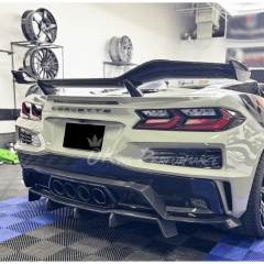 Carbon Fiber Rear Bumper Diffuser For Chevrolet Corvette C8 Z06 Z07 2020-2026