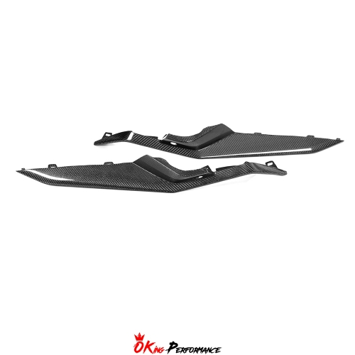 Carbon Fiber Front Bumper Vents Trim For Chevrolet Corvette C8 Z06 Z07 & E-Ray 2020-2026