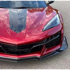 Carbon Fiber Front Bumper Vents Trim For Chevrolet Corvette C8 Z06 Z07 & E-Ray 2020-2026