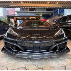 5VM Style Carbon Fiber Front Lip For Chevrolet Corvette C8 Stingray Z51 2020-2026