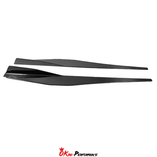 5VM Style Carbon Fiber Rockers Side Skirt For Chevrolet Corvette C8 Stingray Z51 2020-2026