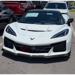 Z07 Style Carbon Fiber Front Lip For Chevrolet Corvette C8 Z06 Z07 & E-Ray 2020-2026