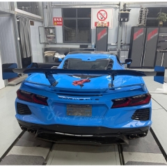 APR Style Carbon Fiber Rear Spoiler GT Wing For Chevrolet Corvette C8 Stingray Z51 2020-2026