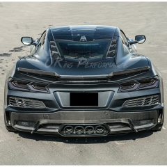 5V5 Style Carbon Fiber Rear Spoiler Wing For Chevrolet Corvette C8 Z06 Z07 2020-2026