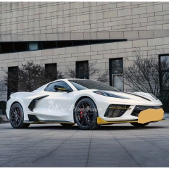 ADRO Style Dry Carbon Fiber Front Lip For Chevrolet Corvette C8 Stingray Z51 2020-2026
