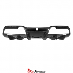 OEM Style Dry Carbon Fiber Rear Diffuser For Ferrari F8 Tributo Spider 2019-2022
