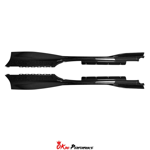 OEM Style Dry Carbon Fiber Side Skirts For Ferrari F8 2020-2022