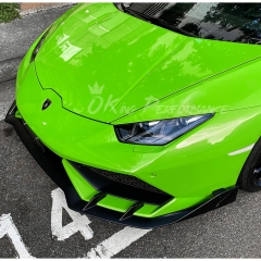 OA Style Carbon Fiber Front Lip Splitter For Lamborghini Huracan LP610 2014-2019