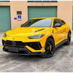 Performante Style Dry Carbon Fiber Front Lip & Front Bumper Trim For Lamborghini URUS S 2023-2025