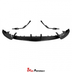 Performante Style Dry Carbon Fiber Front Lip & Front Bumper Trim For Lamborghini URUS S 2023-2025