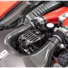 Dry Carbon Fiber Engine Bay Cover Set For Ferrari 458 Italia & Speciale 2009-2015