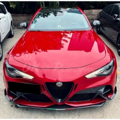 GTAM Wide Style Partial Carbon Fiber Front Bumper & Fender For Alfa Romeo Giulia 2016-2023