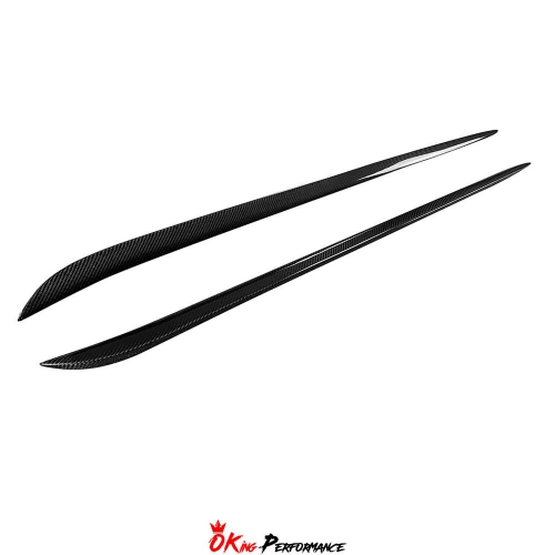 OEM Style Carbon Fiber Side Skirt Trim For Alfa Romeo Giulia Quadrifoglio 2016-2023