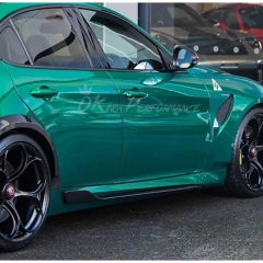 GTAM Style Carbon Fiber Side Skirt For Alfa Romeo Giulia 2016-2023