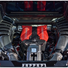 Dry Carbon Fiber Firewall Panel (Replacement) For Ferrari 488 GTB 2015-2019