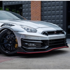 Top Secret 2024 Style Dry Carbon Fiber Front Bumper For Nissan R35 GTR 2008-2026