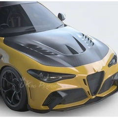 VA Style Carbon Fiber Hood For Alfa Romeo Giulia 2016-2023