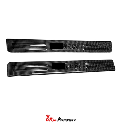 Dry Carbon Fiber Interiors Kits Door Sills Panels For Ferrari SF90 Stradale & Spider