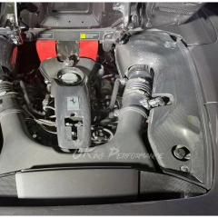 Dry Carbon Fiber Engine Bay Panels Set Replacement For Ferrari F8 Spider 2019-2022