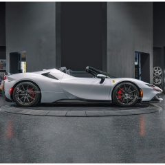 OEM Style Dry Carbon Fiber Side Skirts Trim Replacement For Ferrari SF90 Stradale & Spider