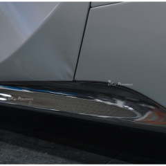 OEM Style Dry Carbon Fiber Side Skirts Trim Replacement For Ferrari SF90 Stradale & Spider