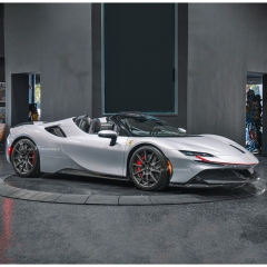 OEM Style Dry Carbon Fiber Side Skirts Trim Replacement For Ferrari SF90 Stradale & Spider