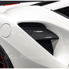 Dry Carbon Fiber Side Air Vent Covers For Ferrarir 488 GTB Spider 2015-2019