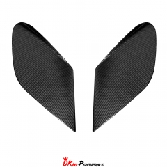 Dry Carbon Fiber Side Air Vent Covers For Ferrarir 488 GTB Spider 2015-2019