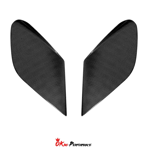 Dry Carbon Fiber Side Air Vent Covers For Ferrarir 488 GTB Spider 2015-2019