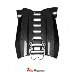 Dry Carbon Fiber Engine Cover (Replacement) For Ferrari 488 GTB Spider 2015-2019