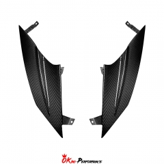 Mansory Style Dry Carbon Fiber Front Light Air Vents For Ferrari 812 Superfast GTS 2017-2023