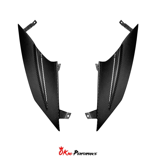 Mansory Style Dry Carbon Fiber Front Light Air Vents For Ferrari 812 Superfast GTS 2017-2023