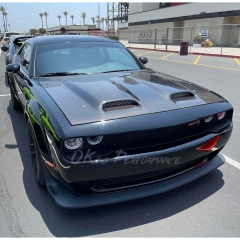 Hellcat Redeye Style Carbon Fiber Hood For Dodge Challenger 2008-2023