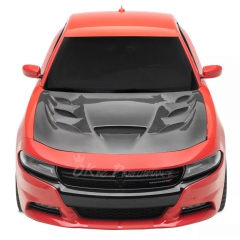 V3R Style Carbon Fiber Hood For Dodge Charger 2015-2023