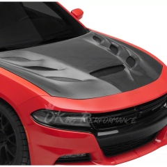 V3R Style Carbon Fiber Hood For Dodge Charger 2015-2023