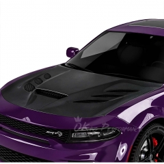 V3R Style Carbon Fiber Hood For Dodge Charger 2015-2023