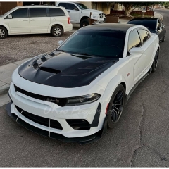 V3R Style Carbon Fiber Hood For Dodge Charger 2015-2023