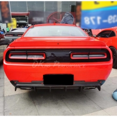 SRT Style Carbon Fiber Rear Diffuser For Dodge Challenger 2015-2023