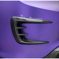 CMST Style Carbon Fiber Rear Bumper Canards For Dodge Charger 2015-2023