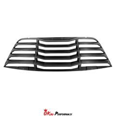 Carbon Fiber Rear Window Louver Cover For Dodge Challenger 2008-2023